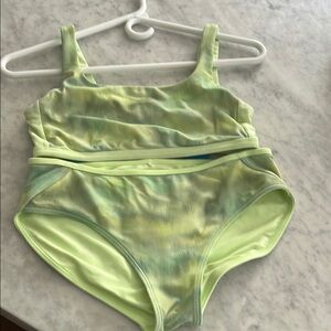 Athleta Girl Reversible Tie-Dye Two Piece Swimsuit